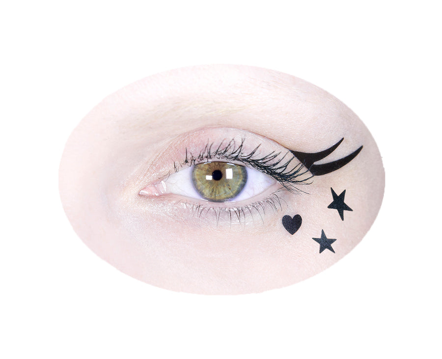 N°34 </br>Le Mix - beauty spots, mini eye flashes, eyeliners</br>matte black