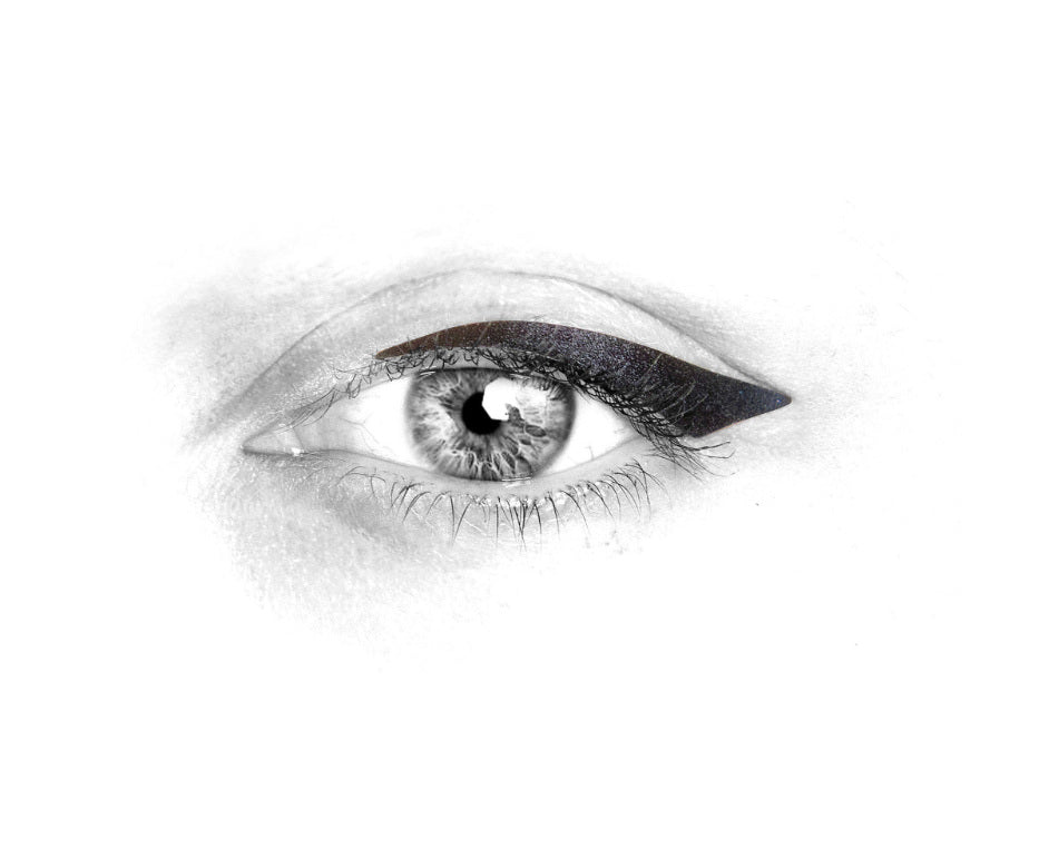 N°4 </br>Stick on eyeliners </br>matte black - 3 styles