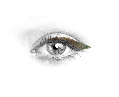 N°13 </br>Chantilly eyeliners </br>turquoise, blue, grey, brown - 3 styles