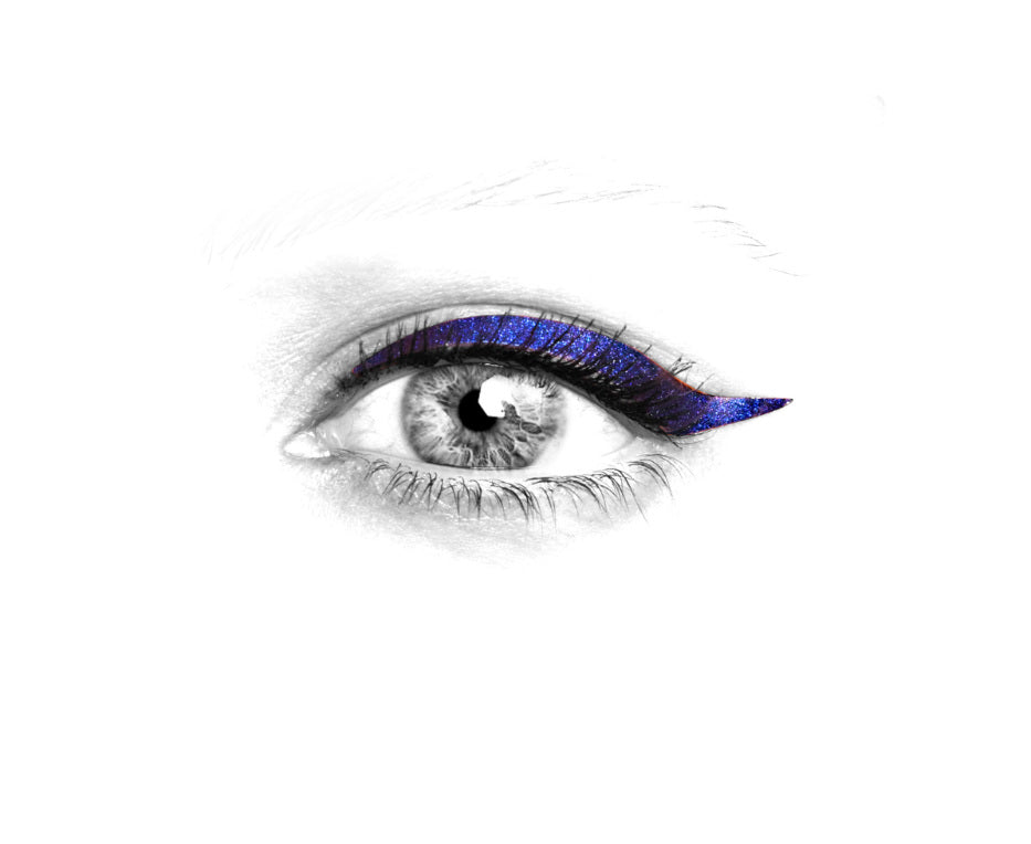 N°17 </br> Glam liners </br>gold, silver, metallic green, metallic blue - 3 shapes