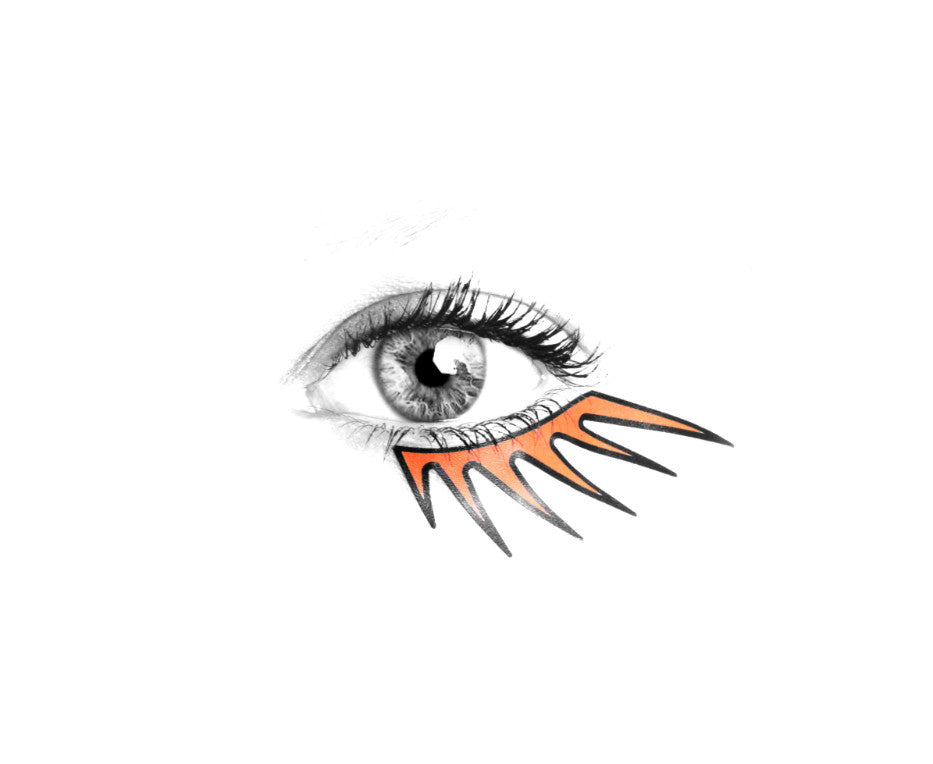 N°32 </br> Eye flashes </br>blue, red, white, black