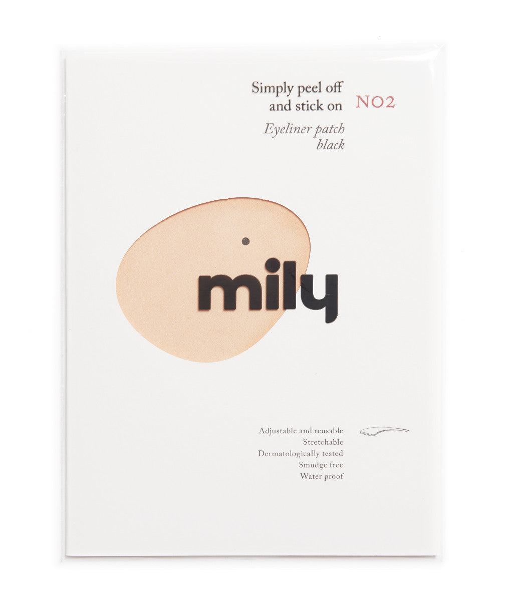 N°2 </br> Stick on eyeliners </br>matte black - cat eyes