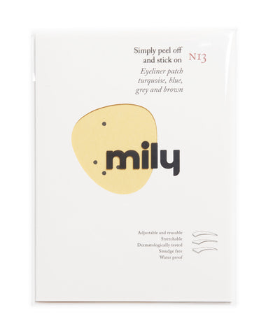 N°13 </br>Chantilly eyeliners </br>turquoise, blue, grey, brown - 3 styles