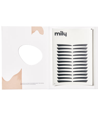 N°1 </br> Stick on eyeliners </br>matte black - classic shape