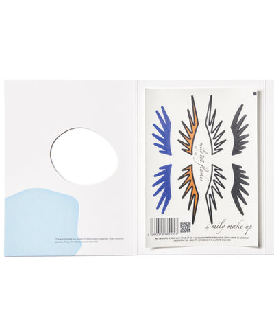 N°32 </br> Eye flashes </br>blue, red, white, black