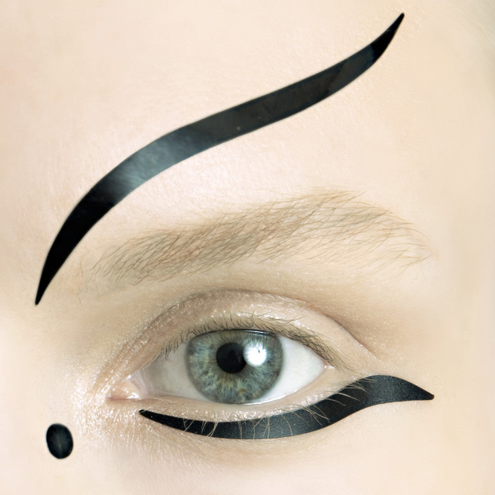 N°35 </br> Tribal Pop face appliquée </br>black